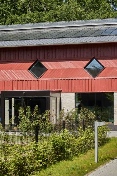 Denmark’s first CO2-neutral kindergarten clad in steel profiles, Børnehuset Grønnegården, Transformervej 3, 2860 Søborg